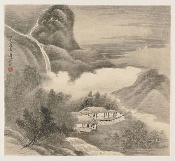 Album of Landscapes: Leaf 5, 1677. Creator: Wang Gai (Chinese, active c. 1677-1705)