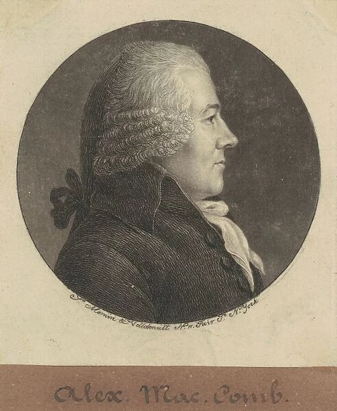 Alexander Macomb, 1796-1797. Creator: Charles Balthazar Julien Fé