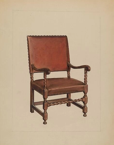 Armchair, c. 1937. Creator: M. Rosenshield-von-Paulin