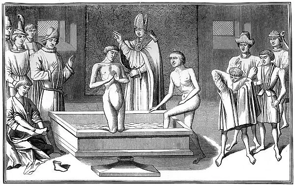 Baptism, 15th century (1849). Artist: A Bisson
