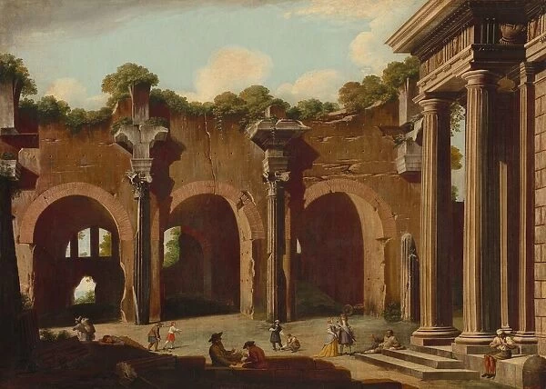 The Basilica of Constantine with a Doric Colonnade, 1685 / 1690. Creator: Niccolo Codazzi