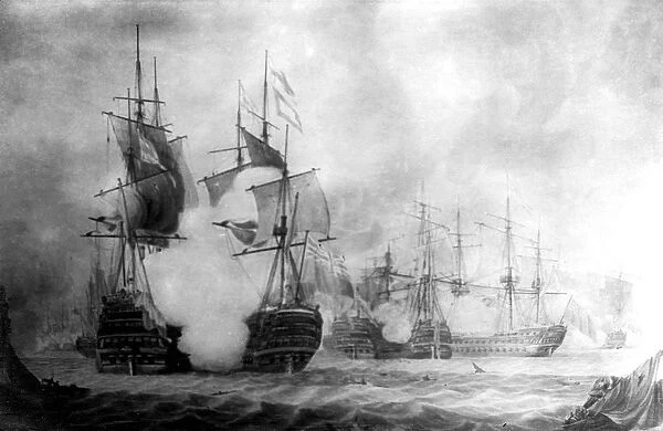 The Battle at Cape St Vincent, 19th century