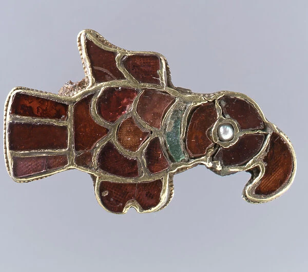 Bird-Shaped Brooch, Frankish, 500-600. Creator: Unknown
