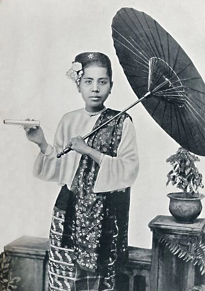 A Burmese lady, 1902