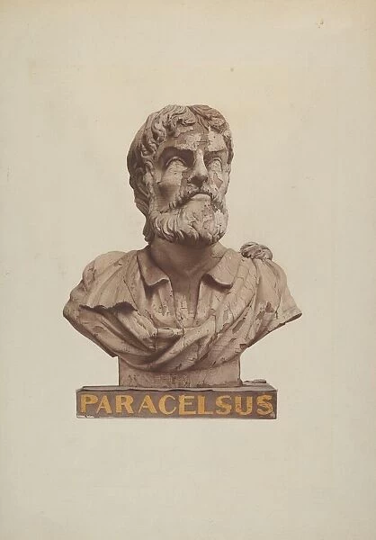 Bust of Paracelsus, c. 1938. Creator: Joseph Goldberg