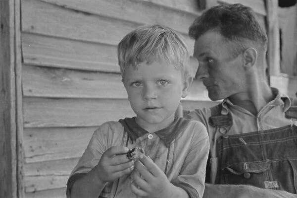 Charles Burroughs and Floyd Burroughs, Hale County, Alabama, 1936. Creator: Walker Evans