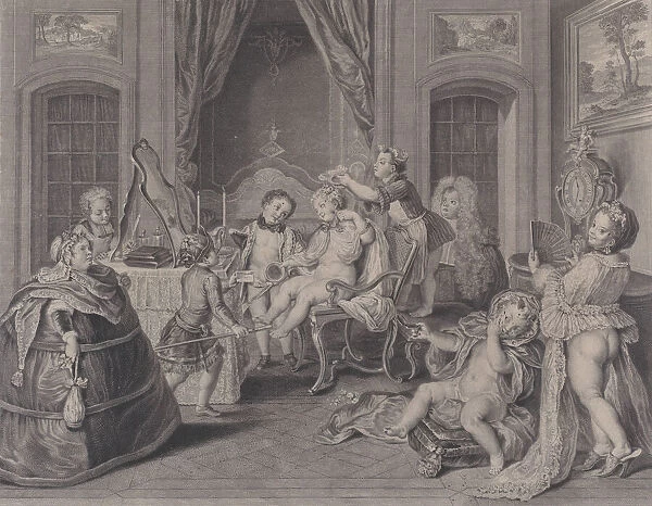 Childrens Games (Jeux des Enfants), 1731. Creator: Francois Bernard Lepicie