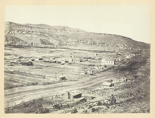 Coalville, Weber Valley, Utah, 1868  /  69. Creator: Andrew Joseph Russell