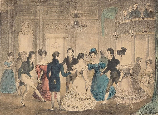 The Cotillion Dance, 1828