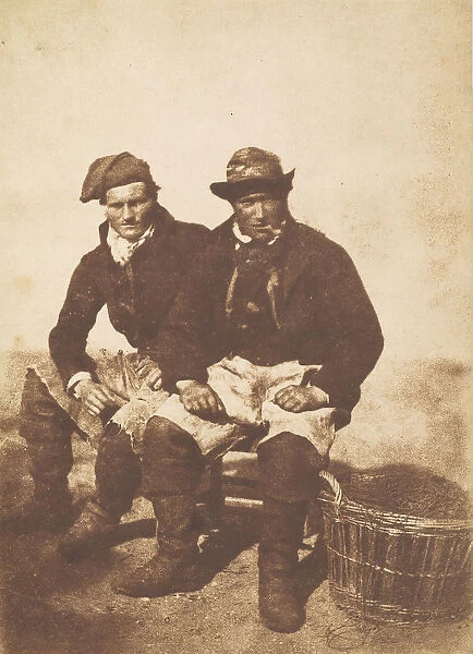 David Young and Unknown Man, Newhaven, 1845. Creators: David Octavius Hill