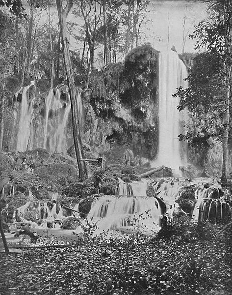 Deer Lick Falls, Mineral Springs, Va. c1897. Creator: Unknown