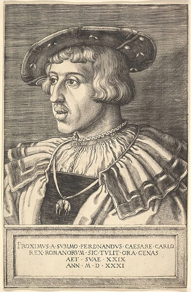 Emperor Ferdinand I, 16th century. Creator: Barthel Beham