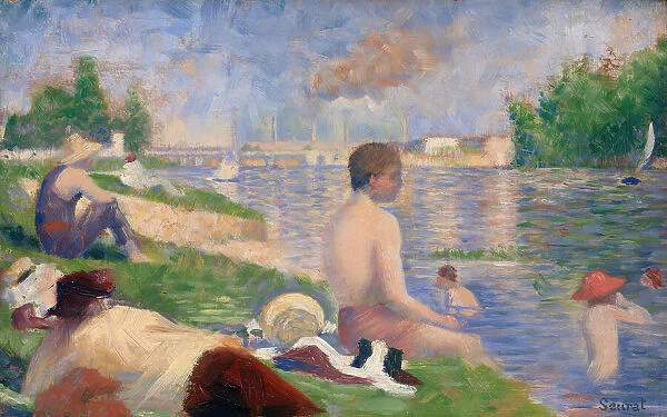 Final Study for 'Bathers at Asnieres', 1883