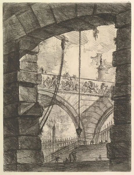 The Grand Piazza, from Carceri d invenzione (Imaginary Prisons), ca. 1749-50