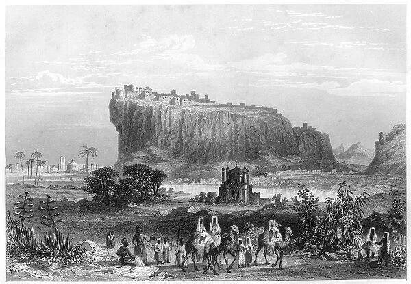 The hill fortress of Gwalior, India, c1860