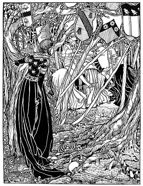 An illustration for Sir Lancelot Du Lake, 1898. Artist: Eleanor Fortescue-Brickdale
