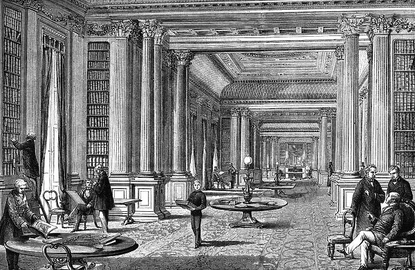 The library of the Reform Club, London, 1891