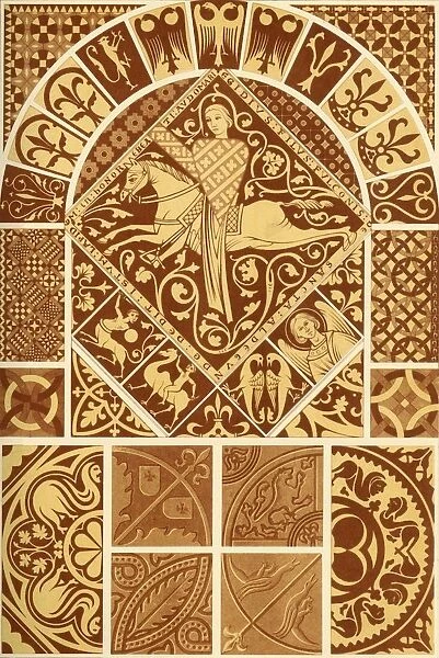 Medieval stone mosaic, (1898). Creator: Unknown