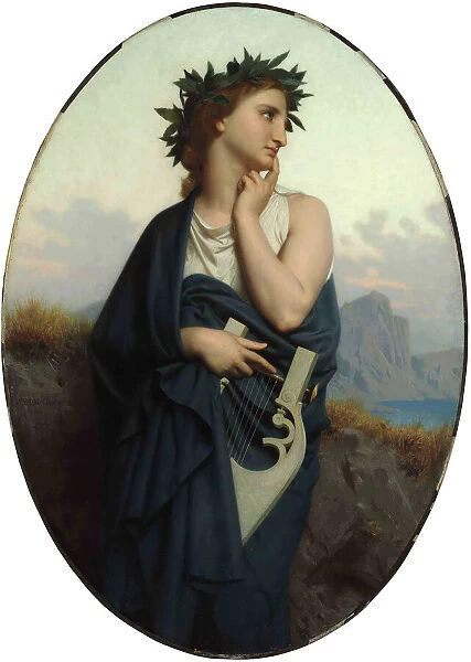 The Muse (Philomele), 1861. Creator: Bouguereau, William-Adolphe (1825-1905)