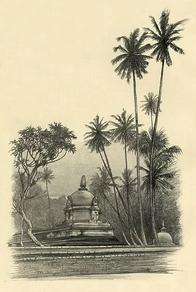 Natha Devale shrine, Kandy, Ceylon, 1898. Creator: Christian Wilhelm Allers