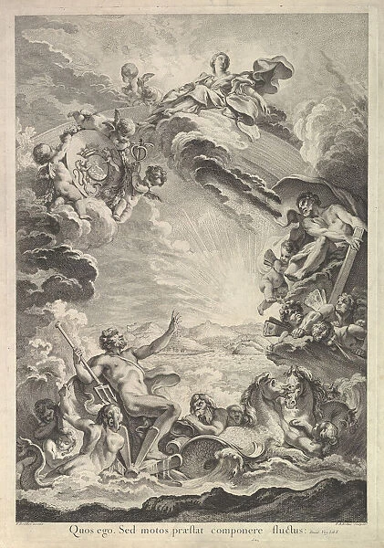 Neptune apaisant la tempete (Neptune Calming the Storm), 18th century