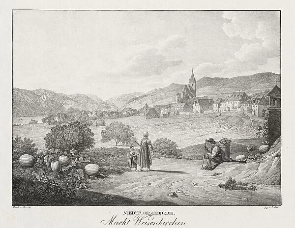 Nieder-oesterreich, Markt Weisenkirchen. Creator: Jakob Alt (Austrian, 1789-1872)