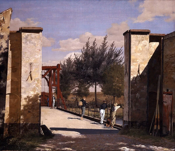 The North Gate of the Citadel, 1834. Artist: Kobke, Christen Schiellerup (1810-1848)