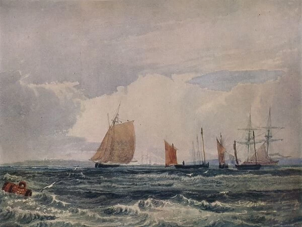 Off Plymouth, c1827. Artist: Samuel Prout