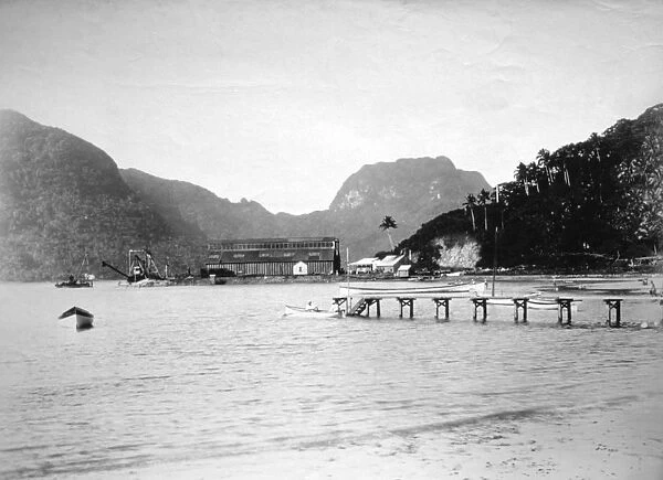 Pago Pago Harbor, in the island of Tutuila, American Samoa, 1889