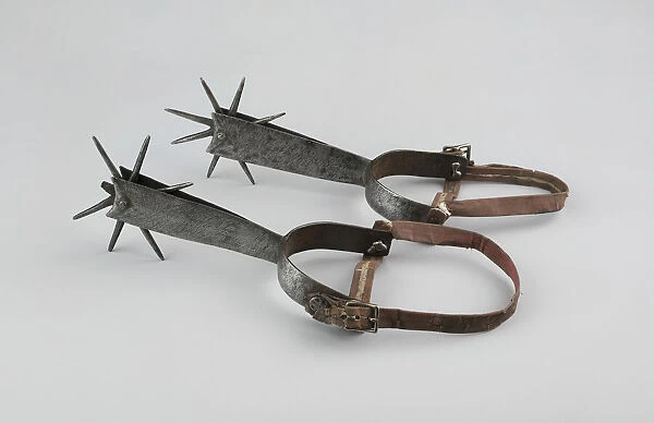 Pair of Spurs, Hungary, 15th  /  16th century. Creator: Unknown