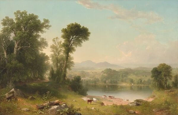 Pastoral Landscape, 1861. Creator: Asher Brown Durand