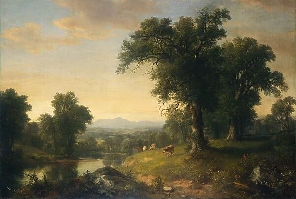 A Pastoral Scene, 1858. Creator: Asher Brown Durand