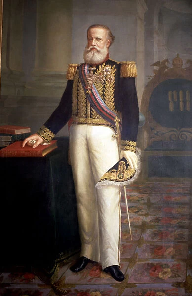 Pedro II (1825-1891), Emperor of Brazil, oil, 1834