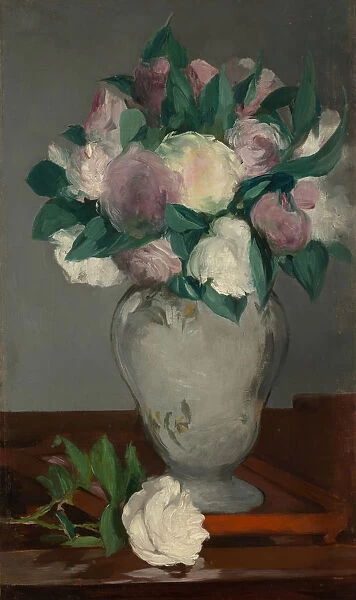 Peonies, 1864-65. Creator: Edouard Manet