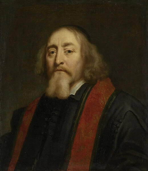 Portrait of Jan Amos Comenius (1592-1670), Betveen 1650 and 1670. Artist: Ovens, Jurgen (1623-1678)