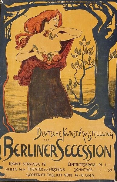 Poster for the Berlin Secession Exhibition, c. 1900. Artist: Anonymous