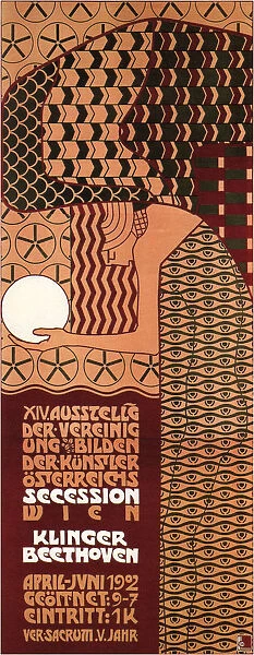 Poster for the Vienna Secession Exhibition, 1902. Artist: Moser, Koloman (1868-1918)