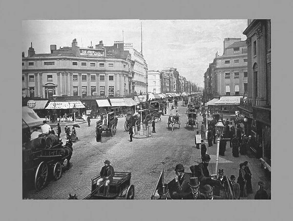 Regent Circus and Oxford Street, looking East, c1900. Artist: York & Son