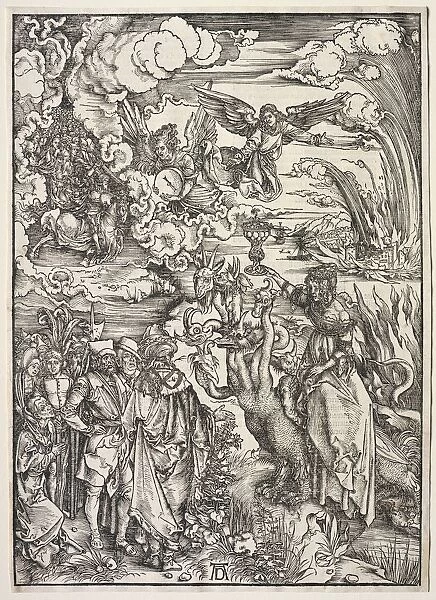 Revelation of St. John: The Woman of Babylon, 1511. Creator: Albrecht Dürer (German