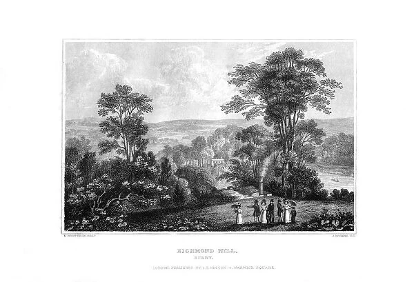 Richmond Hill, Surrey, England, 1829. Artist: J Rogers