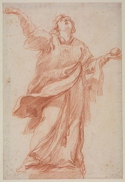Saint Stephen in Ecstasy, second third 1700s. Creator: Edme Bouchardon (French, 1698-1762)