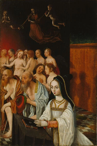 The Souls of the Just and Donor, c. 1520. Artist: Mostaert, Jan (1472  /  73-1555  /  56)