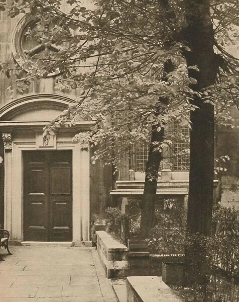 South Door of the Church of St. Mary Aldermanbury, c1935. Creator: Walter Benington