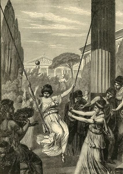 Sports of Greek Girls, 1890. Creator: Unknown