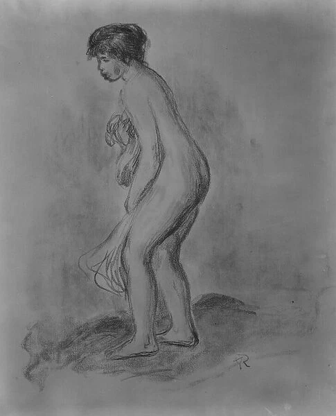Standing Bather, 1896. Creator: Pierre-Auguste Renoir