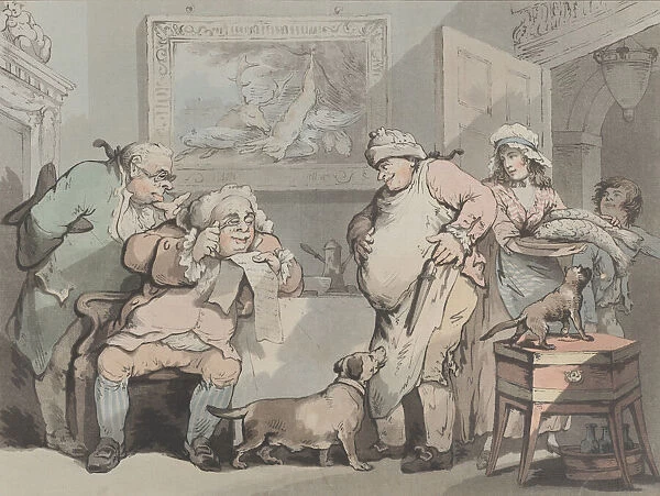 Studious Gluttons, October 1788. Creator: Samuel Alken