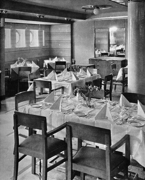 Part of the Tourist Dining Saloon, 1935