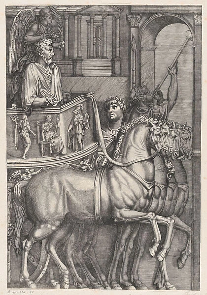 The Triumph of Marcus Aurelius, 1550. 1550. Creator: Nicolas Beatrizet