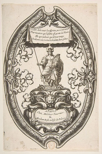 Virtue: Athena, 1637. Creator: Abraham Bosse