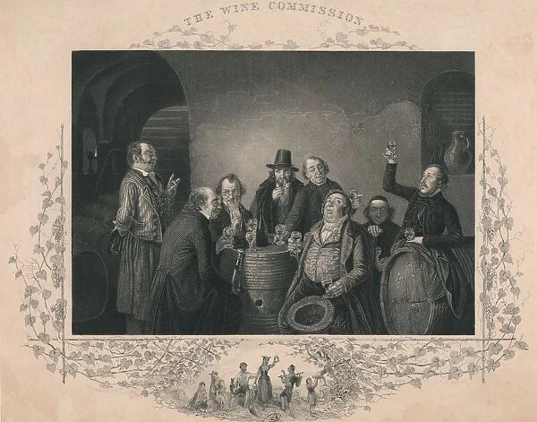 The Wine Commission, mid 19th century. Creator: AH Payne